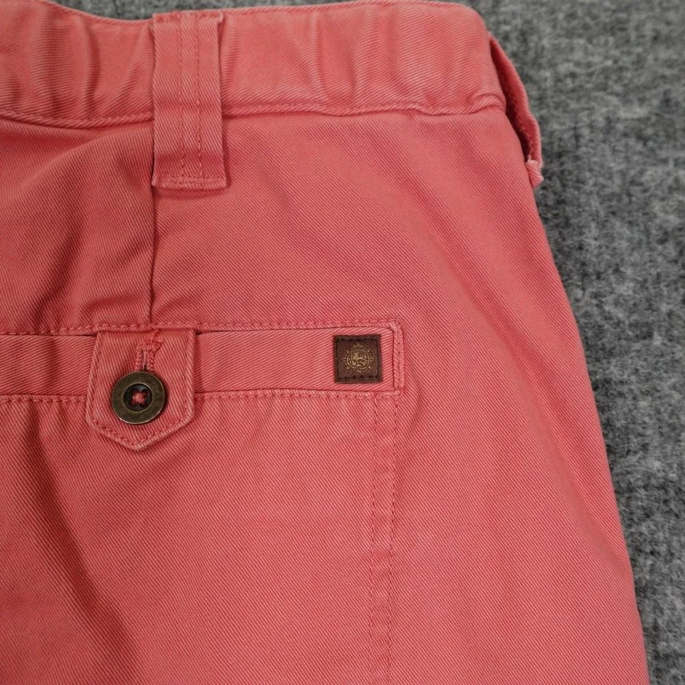 The Territory Ahead Mission‎ Comfort Chino Shorts Mens 36 Coral Hidden Elastic
